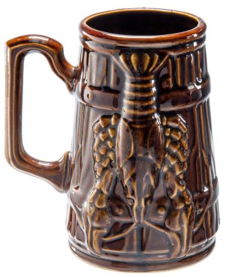 Кружка пивная керамическая "Рак", фаянс, Западная Европа, 1970-1980 гг.