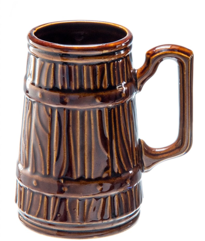 Кружка пивная керамическая "Рак", фаянс, Западная Европа, 1970-1980 гг.