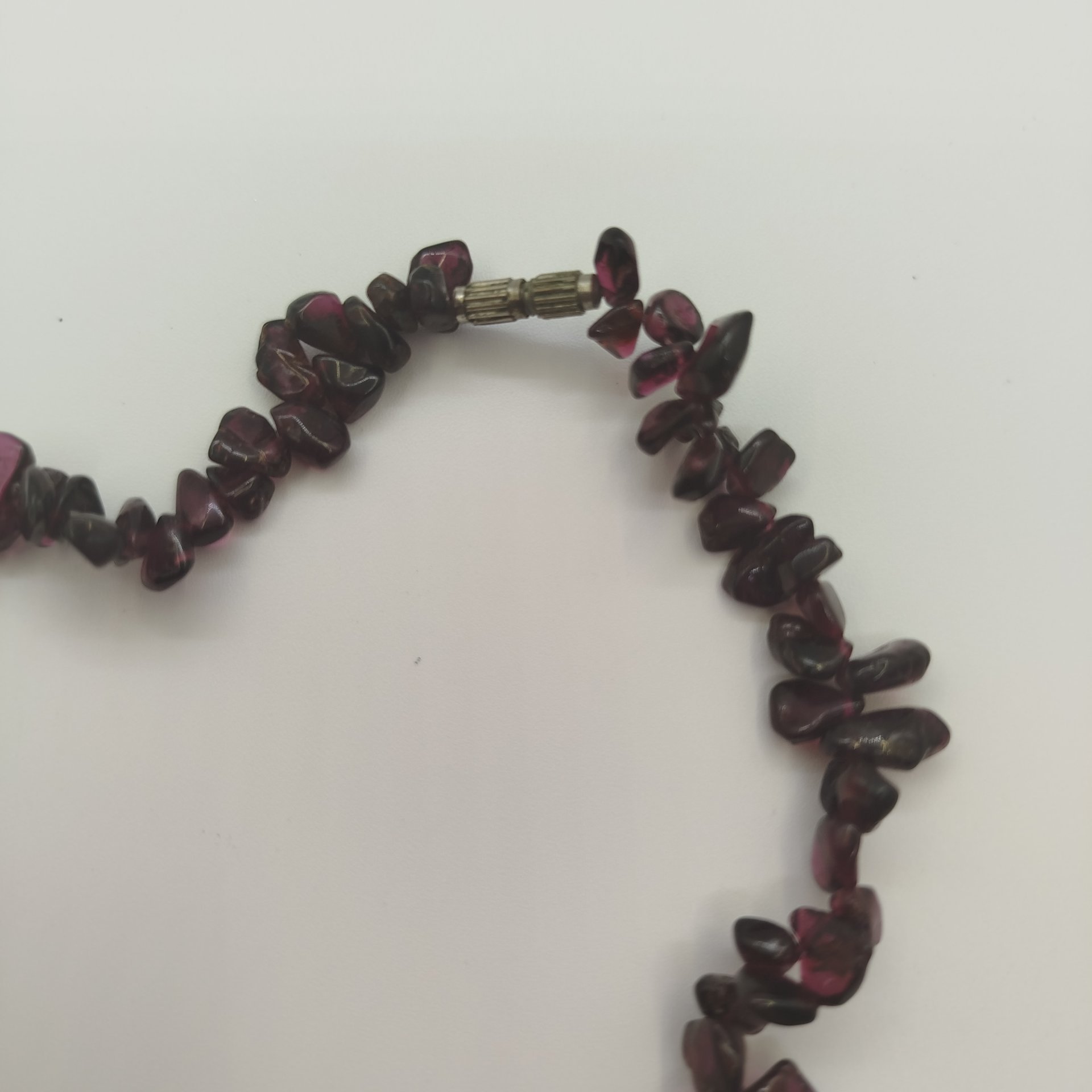 Бусы с бусинами разной формы, натуральный камень, металл, СССР, 1970-1990 гг.