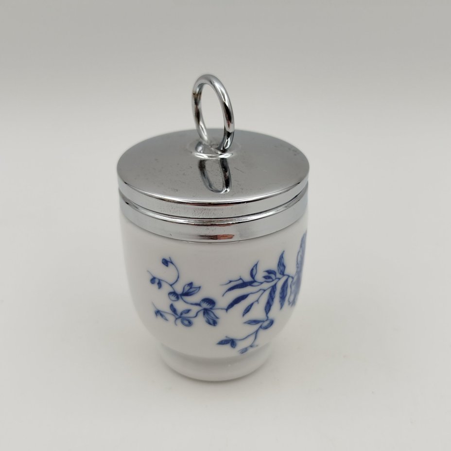 Кодлер с цветочным декором, фарфор, деколь, металл, Royal Worcester, Royal Worcester