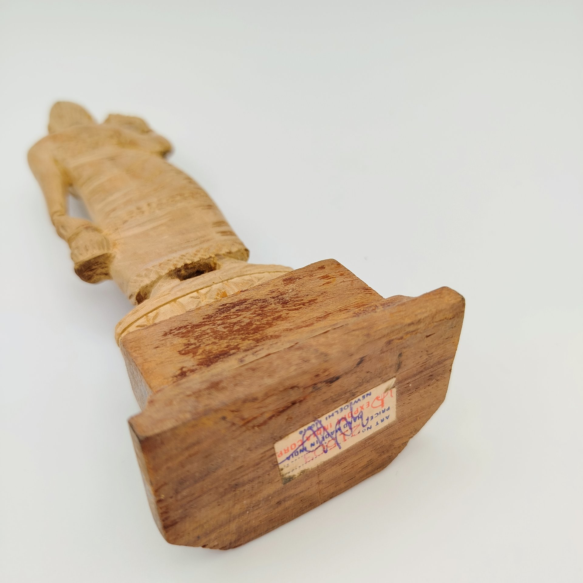 Статуэтка "Индианка", дерево, резьба, Индия, 1970-1990 гг.