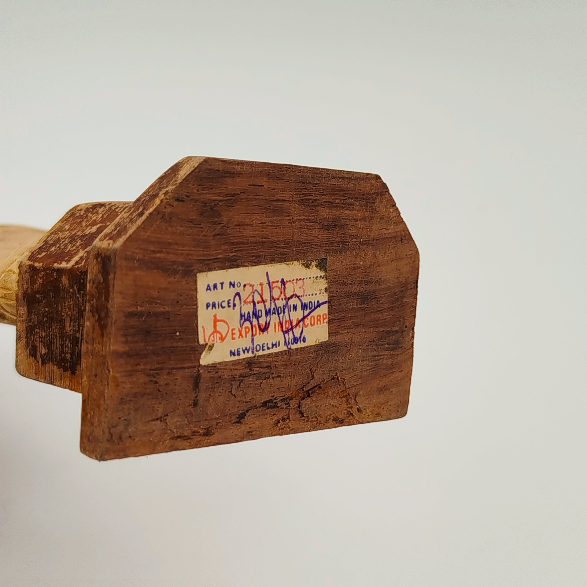 Статуэтка "Индианка", дерево, резьба, Индия, 1970-1990 гг.