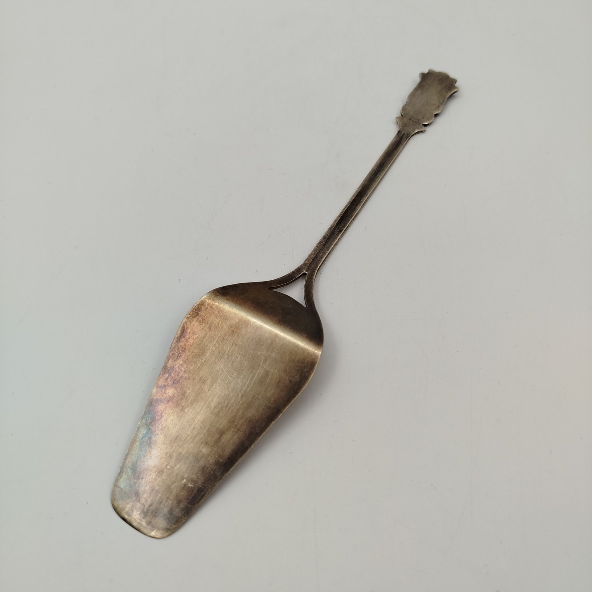 Лопатка для торта, металл, золочение, эмаль, СССР, 1950-1980 гг.