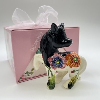 Статуэтка "Лошадка Маковка", фарфор, Pavone, Италия, 2025 г.