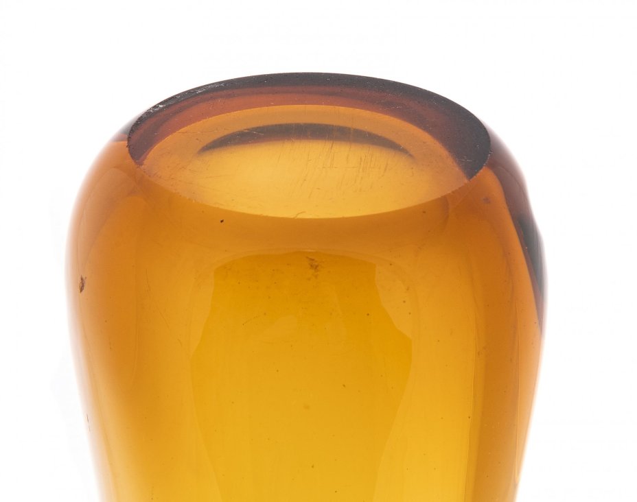 Бутылка декоративная, цветное стекло,  СССР, 1970-1990 гг.
