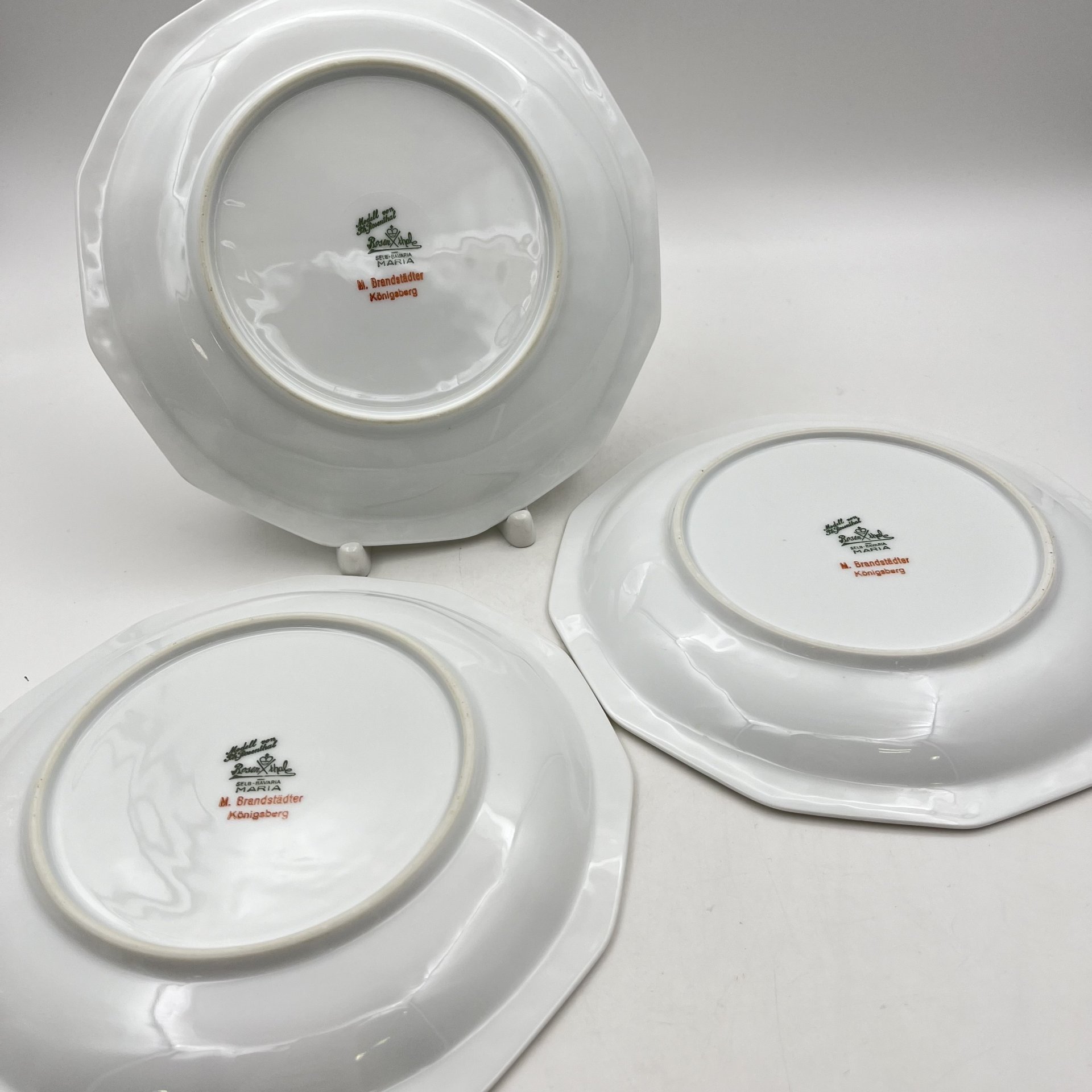 Набор из 3 тарелок, серия "Maria", Rosenthal (Розенталь)