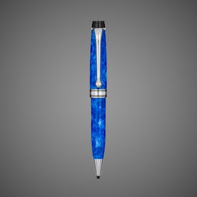 Шариковая ручка Aurora Acqua Mini Blue CT, в подарочной коробке, Драгметаллы: родий, смола