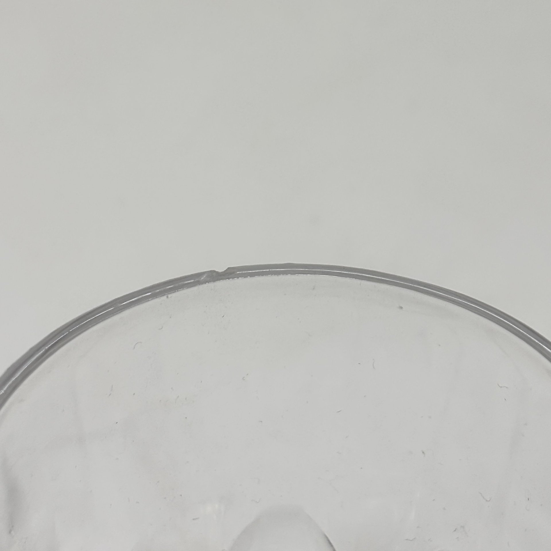 Набор из 6-ти стопок с рельефным декором, стекло, СССР, 1980-1990 гг.