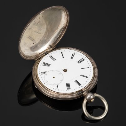 Часы карманные, декорированные изображением маяка, Perret & Fils Brenets