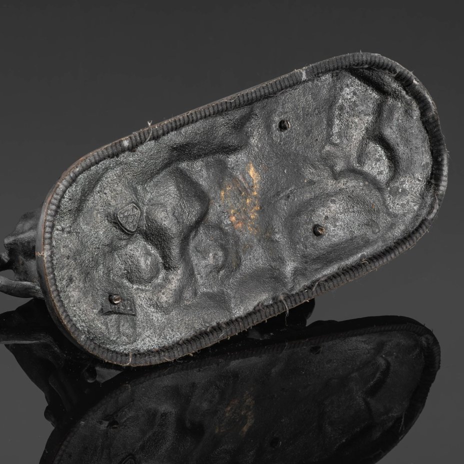 Скульптура "Зубр", чугун, крашение, Кусинский чугунолитейный завод (Куса), СССР, 1962 г.