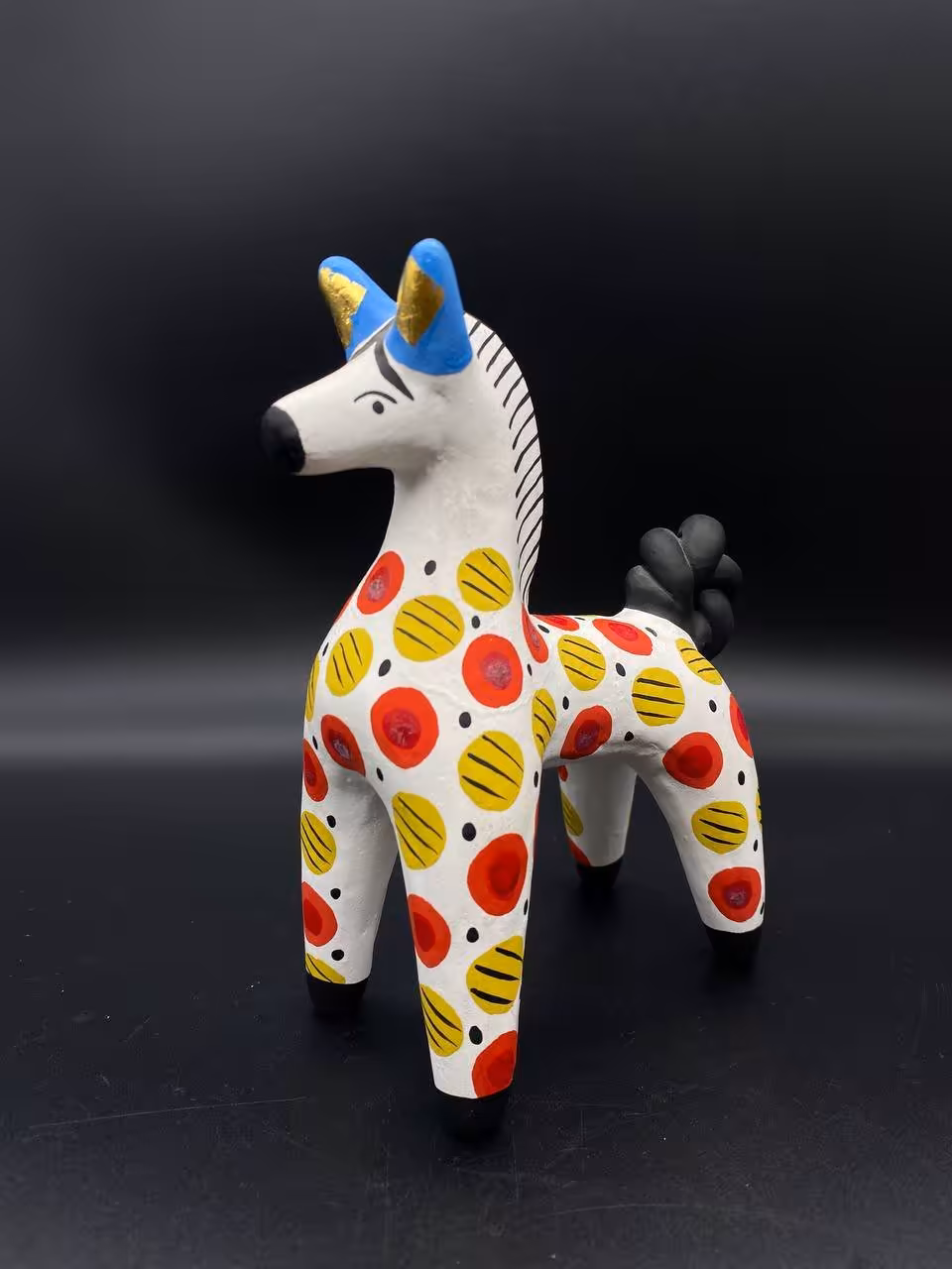 Игрушка "Конь" (худ. Колчанова Р. А.), Дымковская игрушка