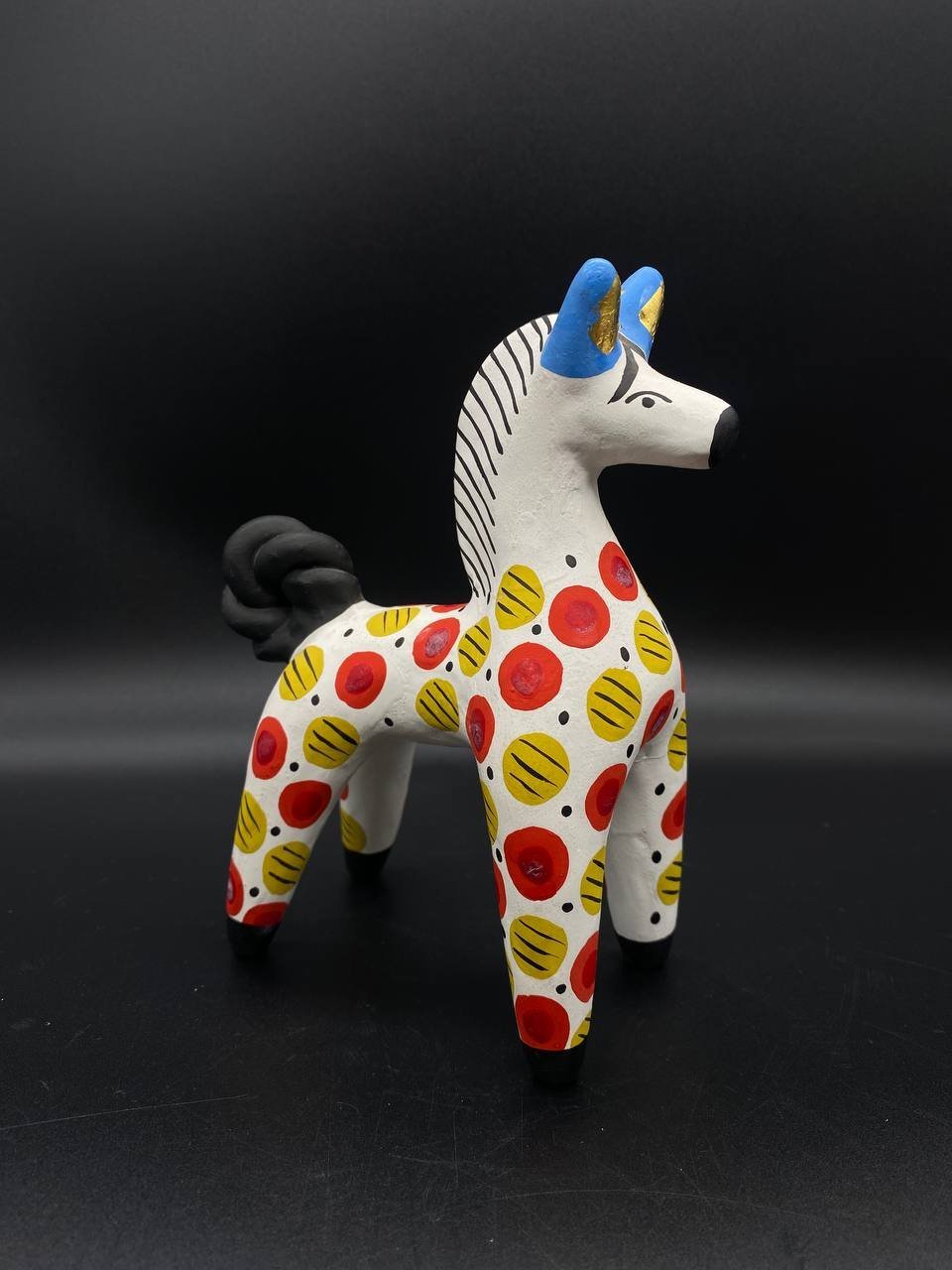 Игрушка "Конь" (худ. Колчанова Р. А.), Дымковская игрушка