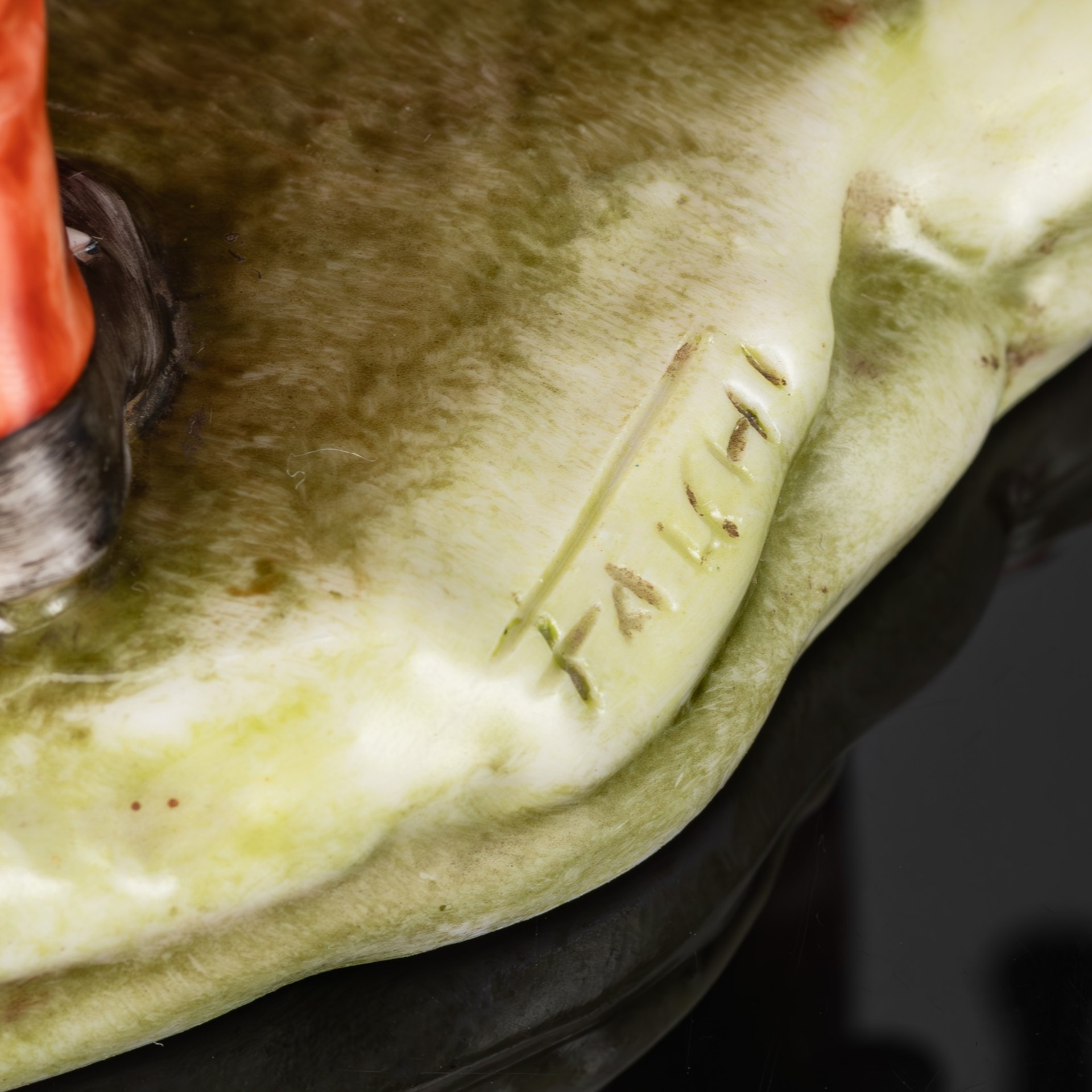 Статуэтка "Дети под зонтом", фарфор, роспись, Италия, 1980-1990 гг.