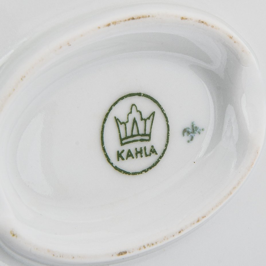 Соусник "Мадонна", фарфор, люстр, деколь, мануфактура "Kahla", Германия, 1968-1987 гг., Kahla