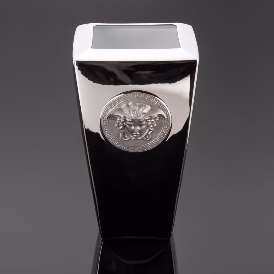 Ваза "Medusa Platinum", (фирма Versace/Версаче), Rosenthal (Розенталь)