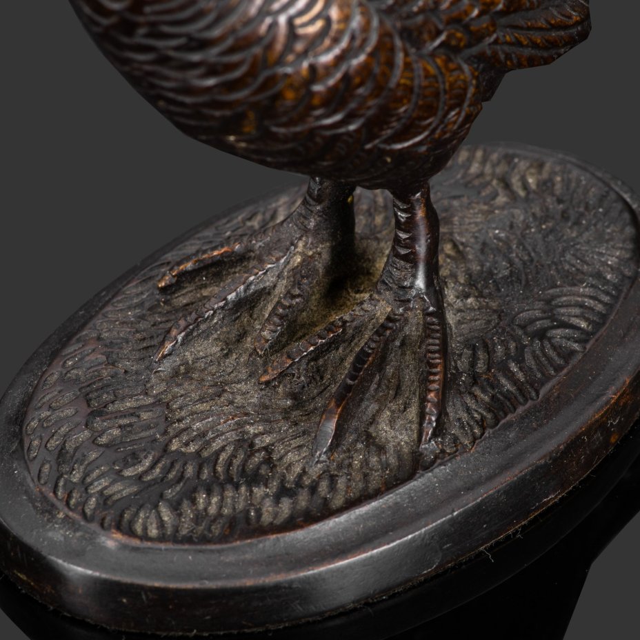 Скульптура "Фазан", шпиатр, Западная Европа, 1930-1970 гг.