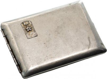 Портсигар, посеребрение, СССР, 1940-1991 гг.