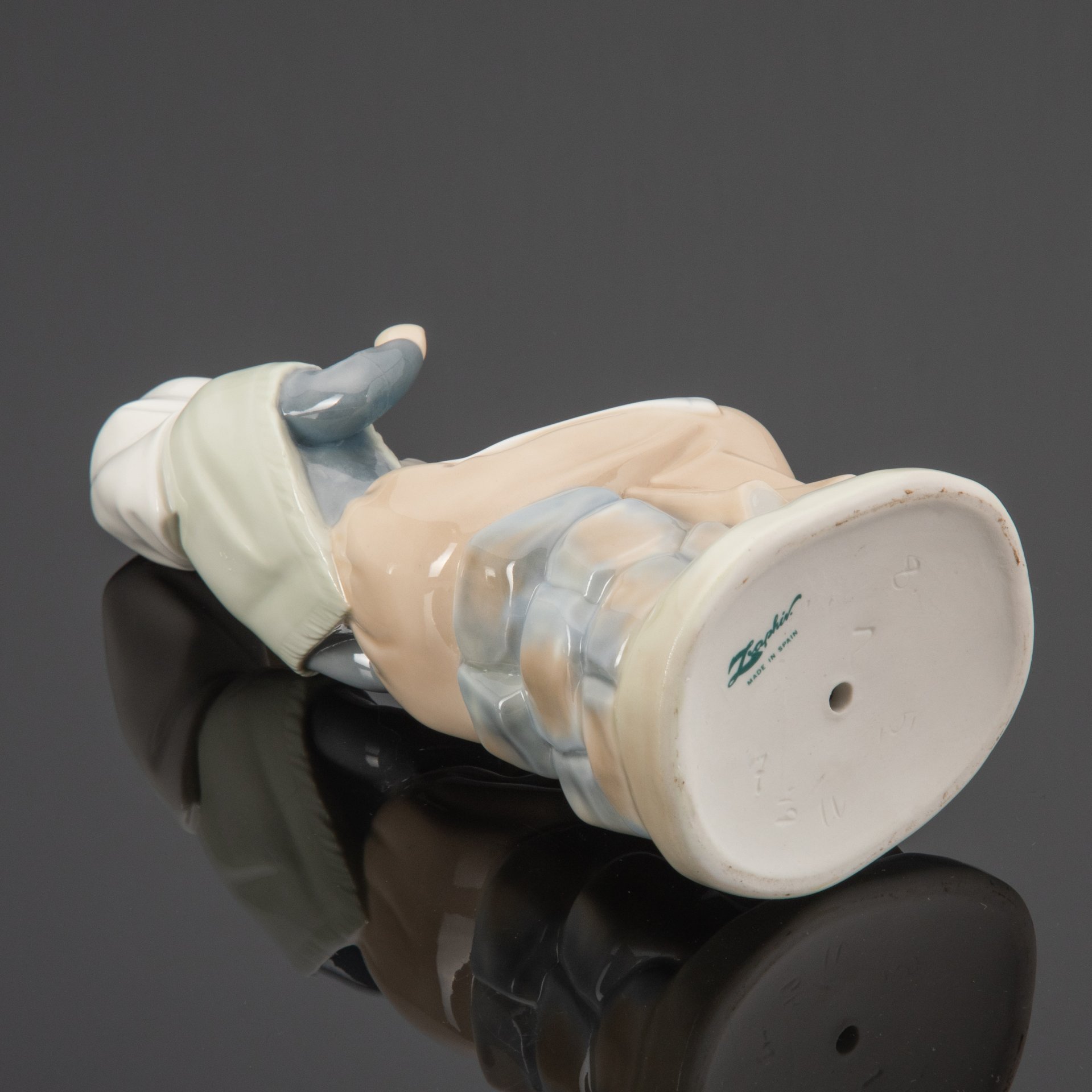 Статуэтка "Девочка с зайцем на коленях", Lladro, фарфор, роспись, Zaphir, Испания, 1970-1980 гг., Zaphir