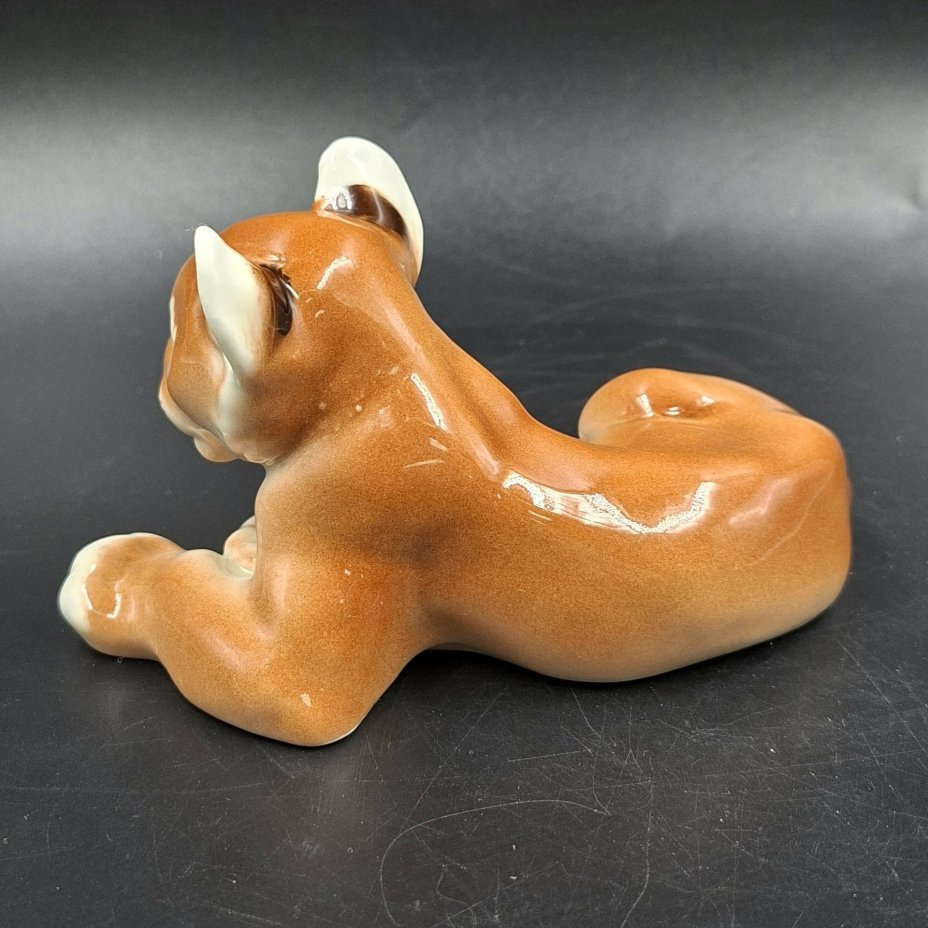 Статуэтка "Львёнок лежащий", скульптор Б.Я. Воробьев