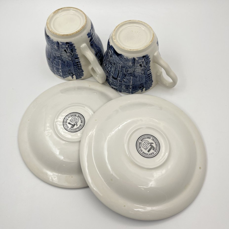 Набор из 2-х чайных пар "Old Curiosity Shop", серия "Диккенс", English Ironstone Tableware (EIT)