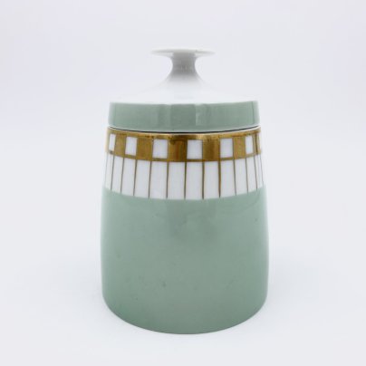 Сахарница, фарфор, крытье, золочение, Lichte Porzellan (Лихте), ГДР, 1966-1985 гг.