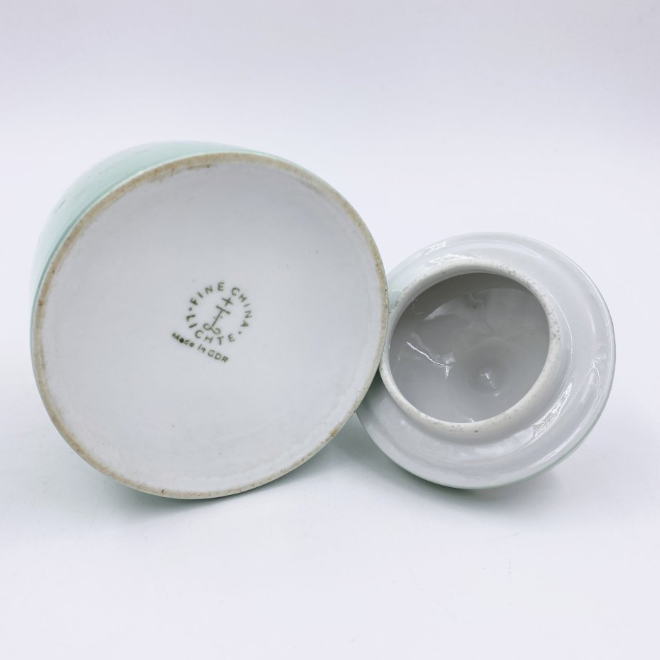 Сахарница, фарфор, крытье, золочение, Lichte Porzellan (Лихте), ГДР, 1966-1985 гг., Lichte Porzellan (Лихте)