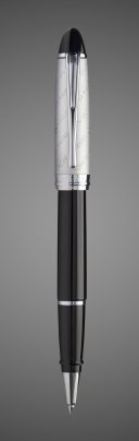 Ручка Роллер Aurora Ipsilon Gabriele D'Annunzio black CT, в подарочной коробке, Лаки и смолы: смола, сталь, хром