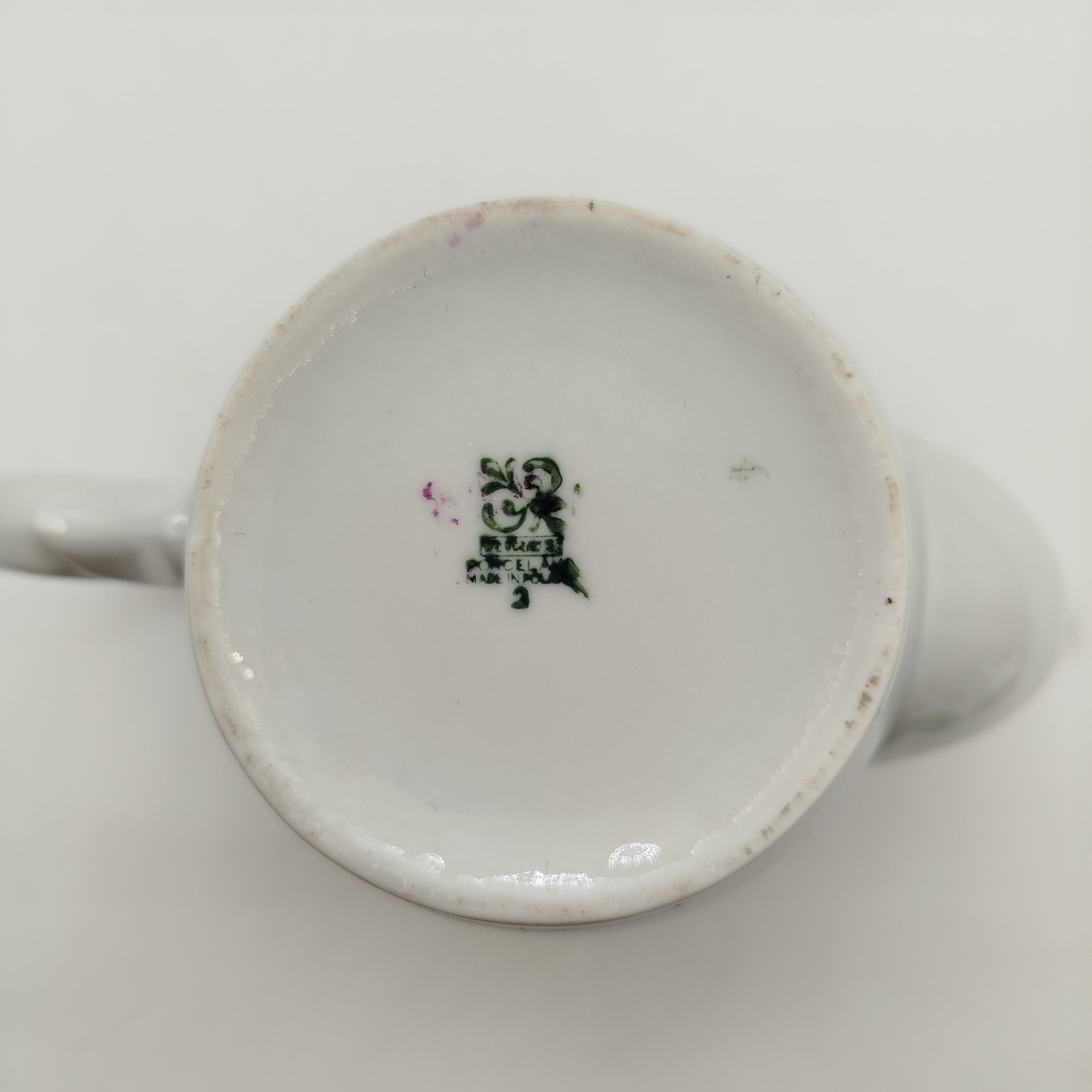 Кофейник с растительным декором, фарфор, деколь, золочение, Wloclawek (Влоцлавская фаянсовая фабрика), Польша, 1956-1990 гг., Wloclawek (Влоцлавская фаянсовая фабрика)