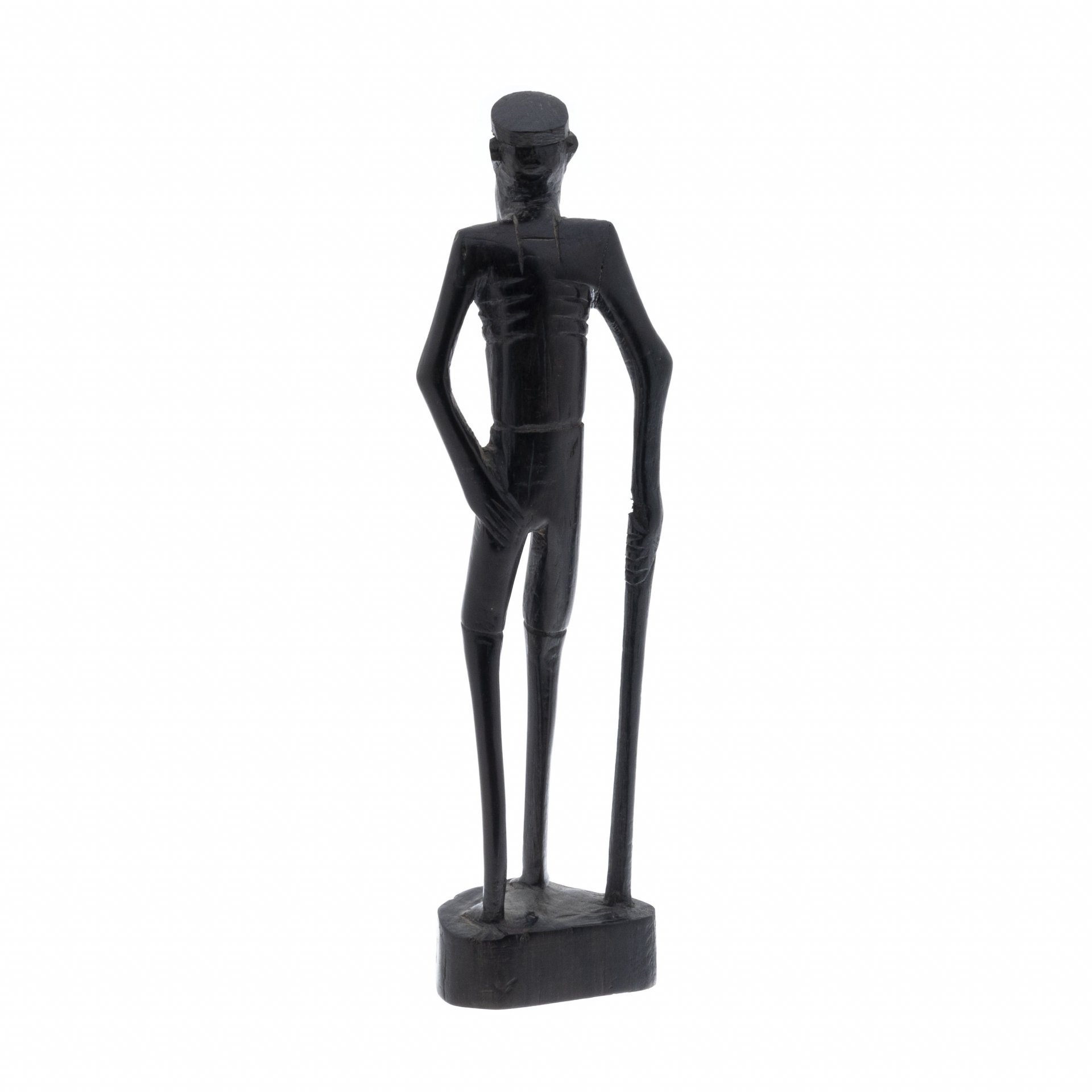 Статуэтка "Старец", Эбеновое дерево, резьба, Африка, 1990-2010 гг.