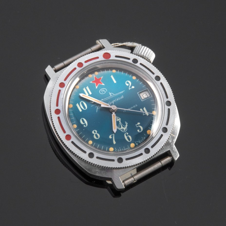 Часы мужские наручные "Командирские"  в оригинальной упаковке, Чистопольский часовой завод «Восток»