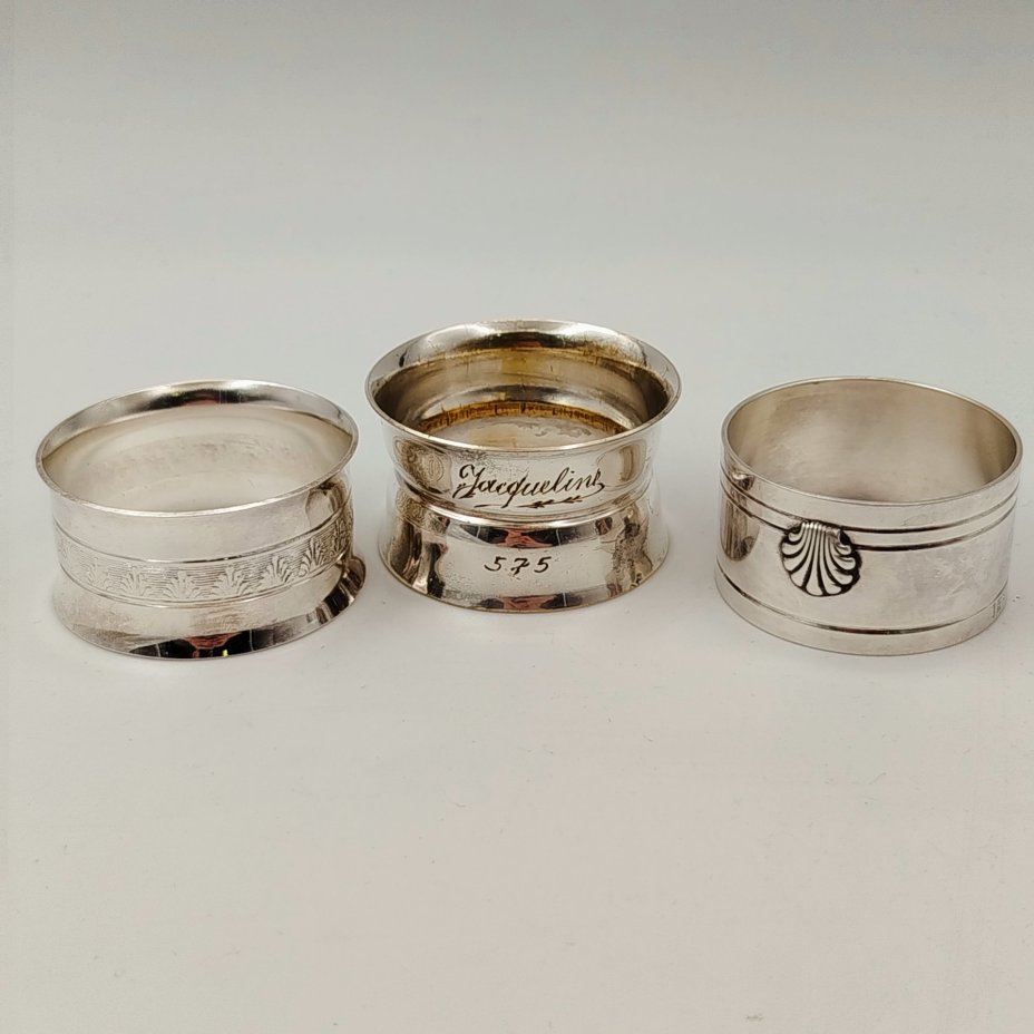 Набор из 3 колец для салфеток в подборе