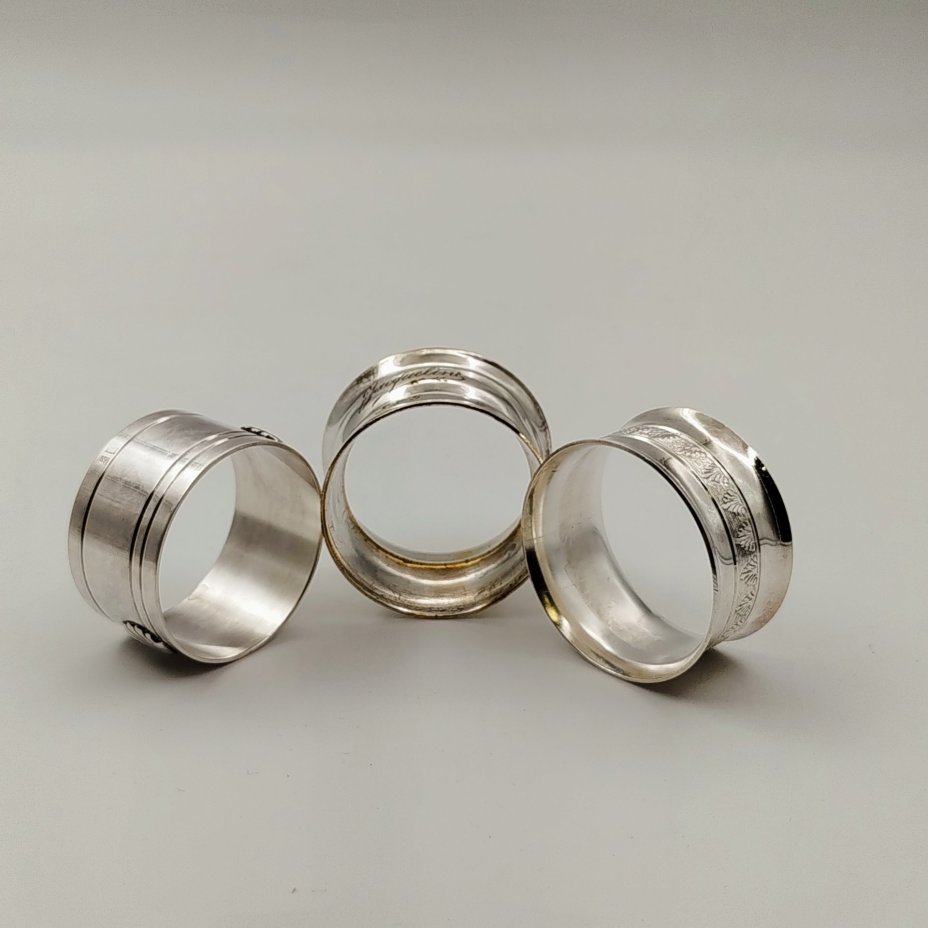 Набор из 3 колец для салфеток в подборе