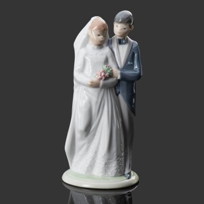 Статуэтка "Свадьба", фарфор, роспись, NAO Porcelain, NAO Porcelain