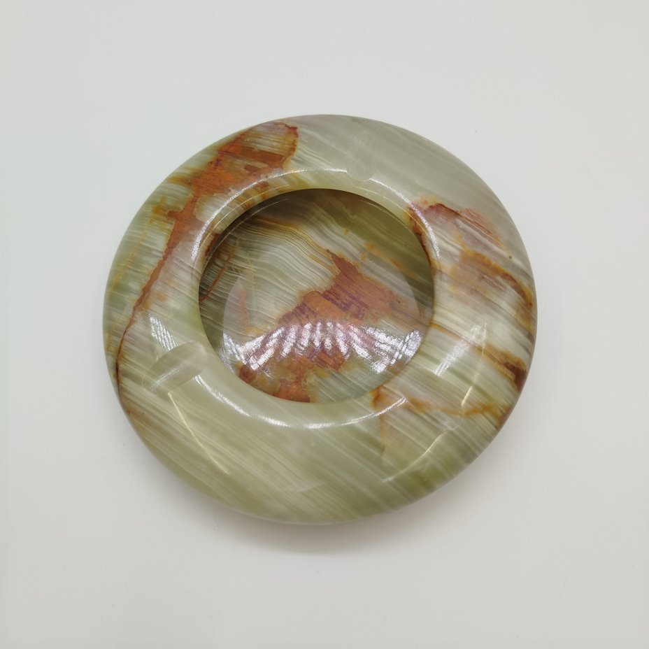 Пепельница округлой формы, натуральный камень, резьба, Азия, 2000-2010 гг.