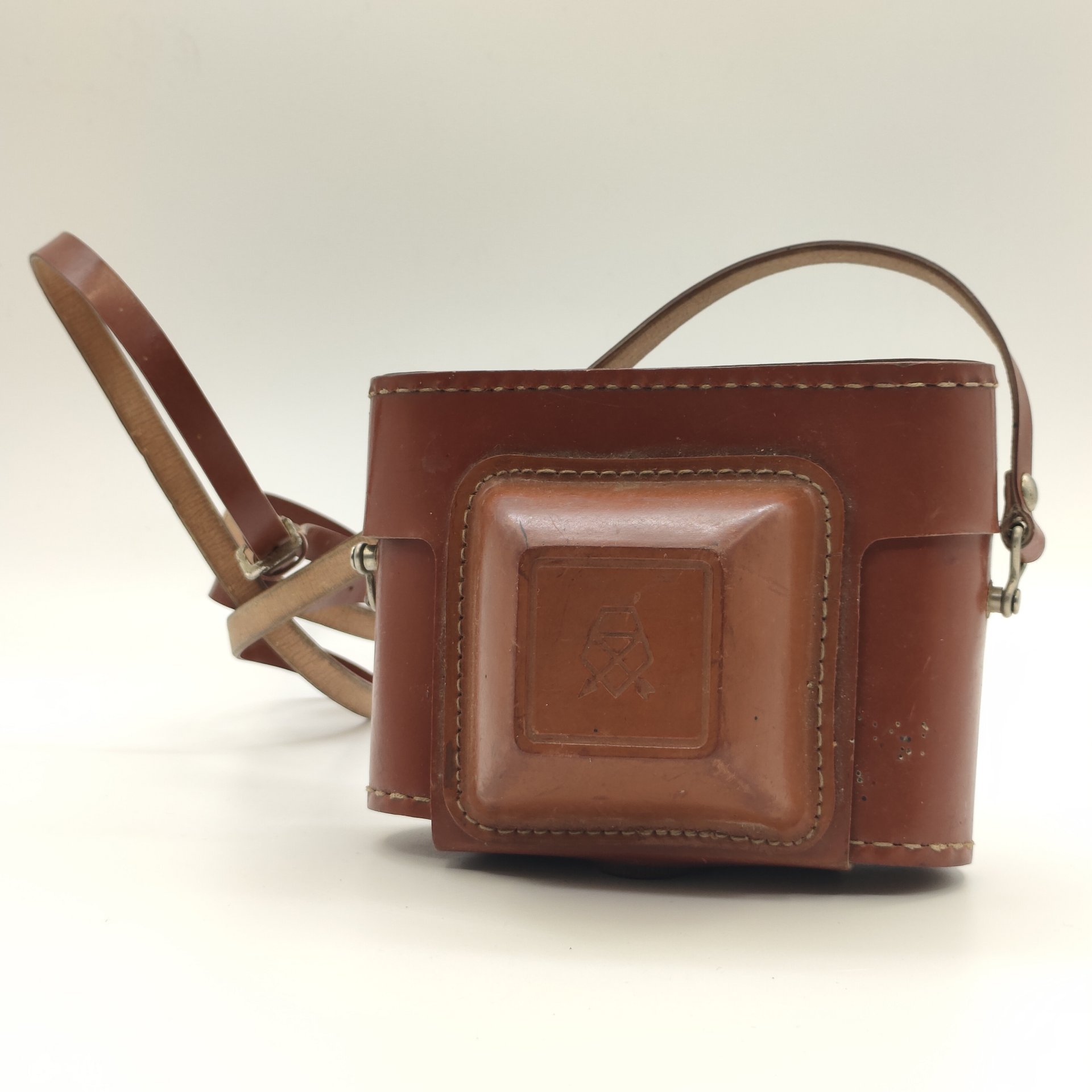 Фотоаппарат шкальный "Смена-6",  в кофре, металл, стекло, пластик, кожа, ЛОМО (Ленинградское оптико-механическое объединение), СССР, 1961-1969 гг.