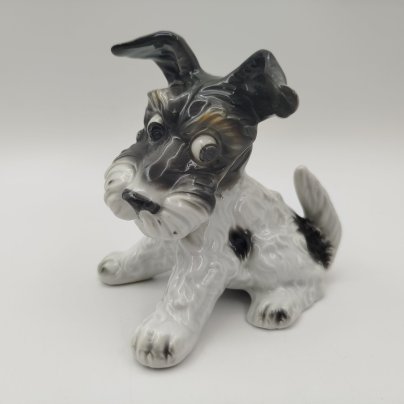 Статуэтка "Щенок скотч-терьера", Shaubach-Kunst, фарфор, роспись, Германия, 1926-1953 гг.