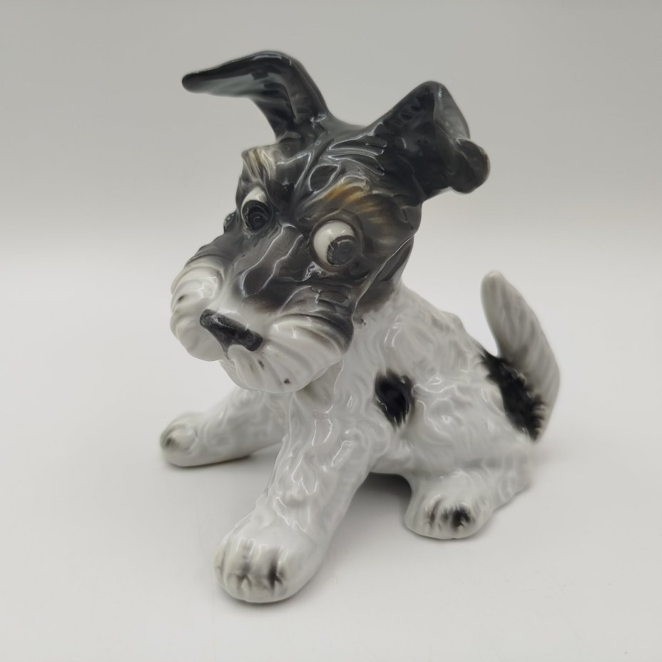 Статуэтка "Щенок скотч-терьера", Shaubach-Kunst, фарфор, роспись, Германия, 1926-1953 гг.