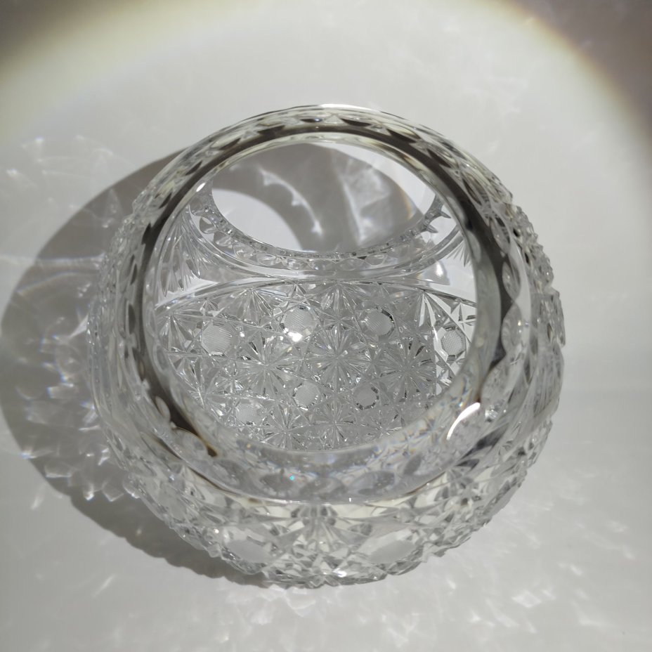 Ваза для конфет в форме корзинки