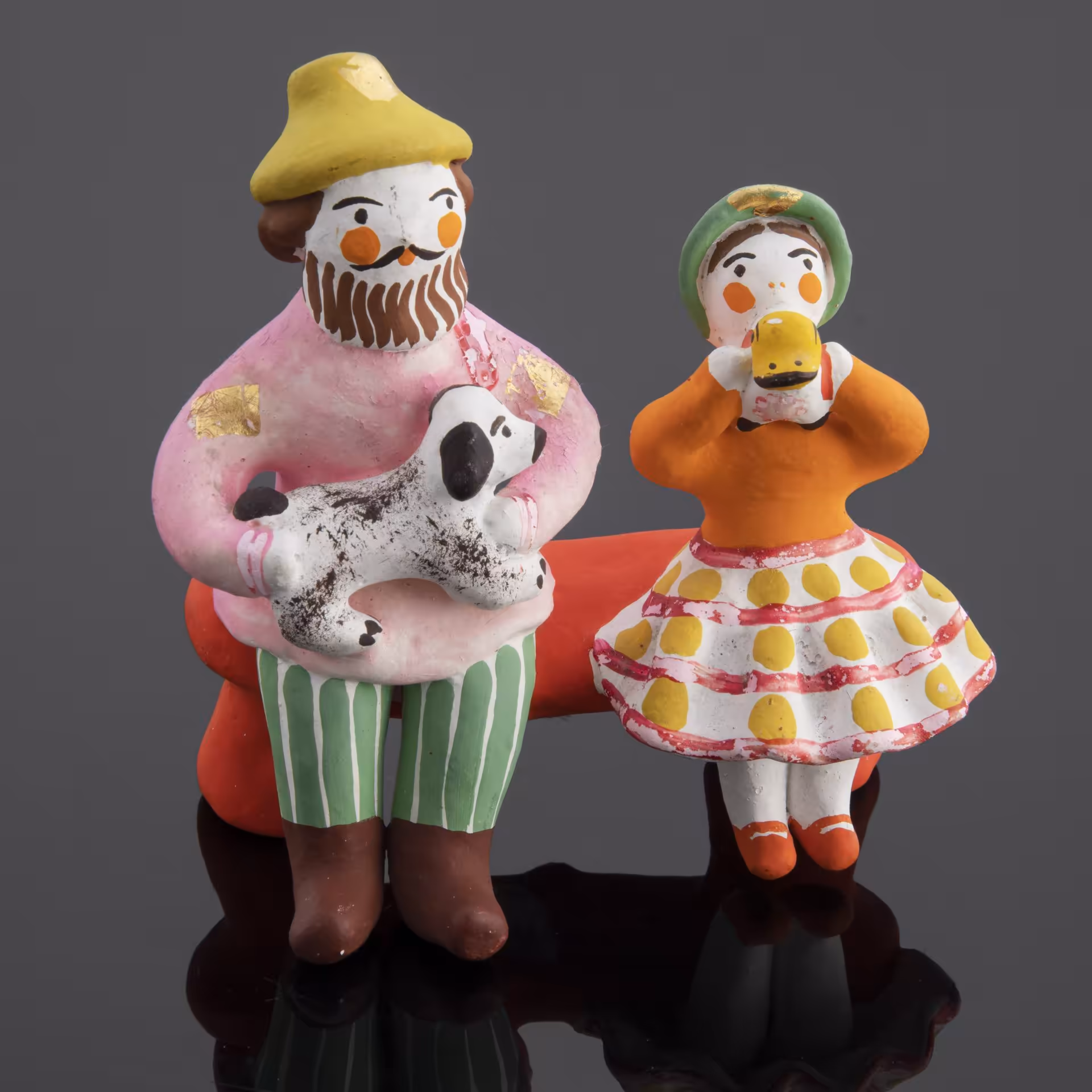 Игрушка Дымковская "На завалинке"