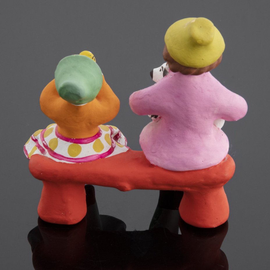 Игрушка Дымковская "На завалинке"