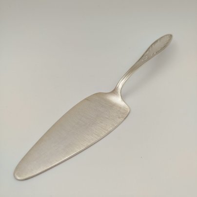 Лопатка для торта "Пламя", мНЦ (медь-никель-цинк), Кольчугинский завод цветных металлов, СССР, 1960-1990 гг.