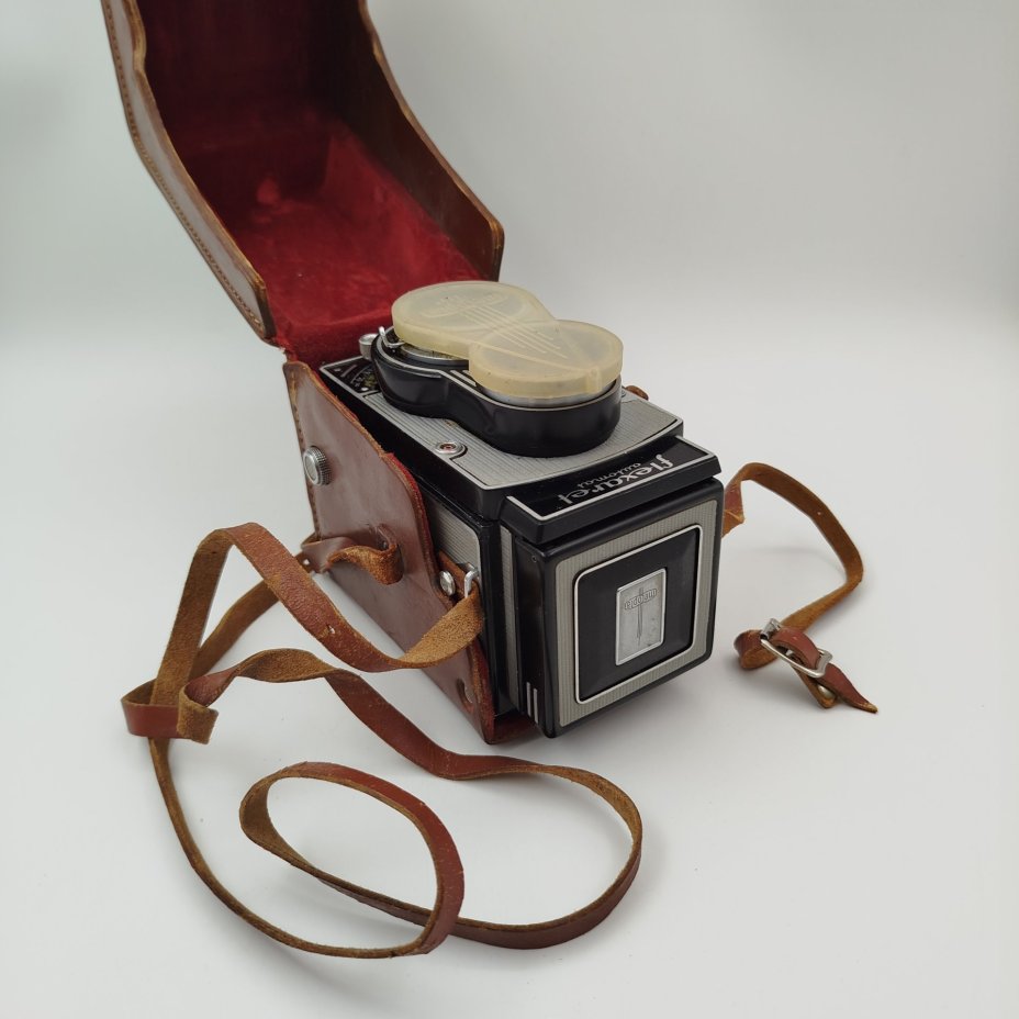 Фотоаппарат "Flexaret utomat VI", Meopta, металл, стекло, кожа, пластик, бакелит, Чехословакия, 1960-1970 гг.
