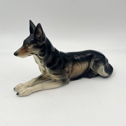 Статуэтка "Овчарка", Katzhutte, фаянс, аэрография, Германия, 1941-1958 гг.