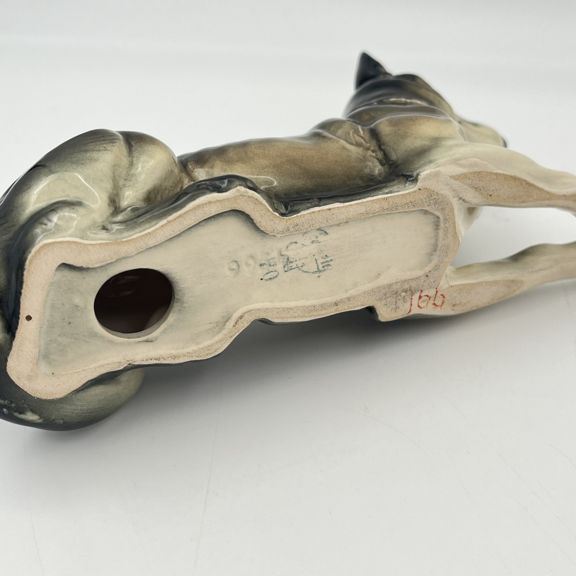 Статуэтка "Овчарка", Katzhutte, фаянс, аэрография, Германия, 1941-1958 гг.