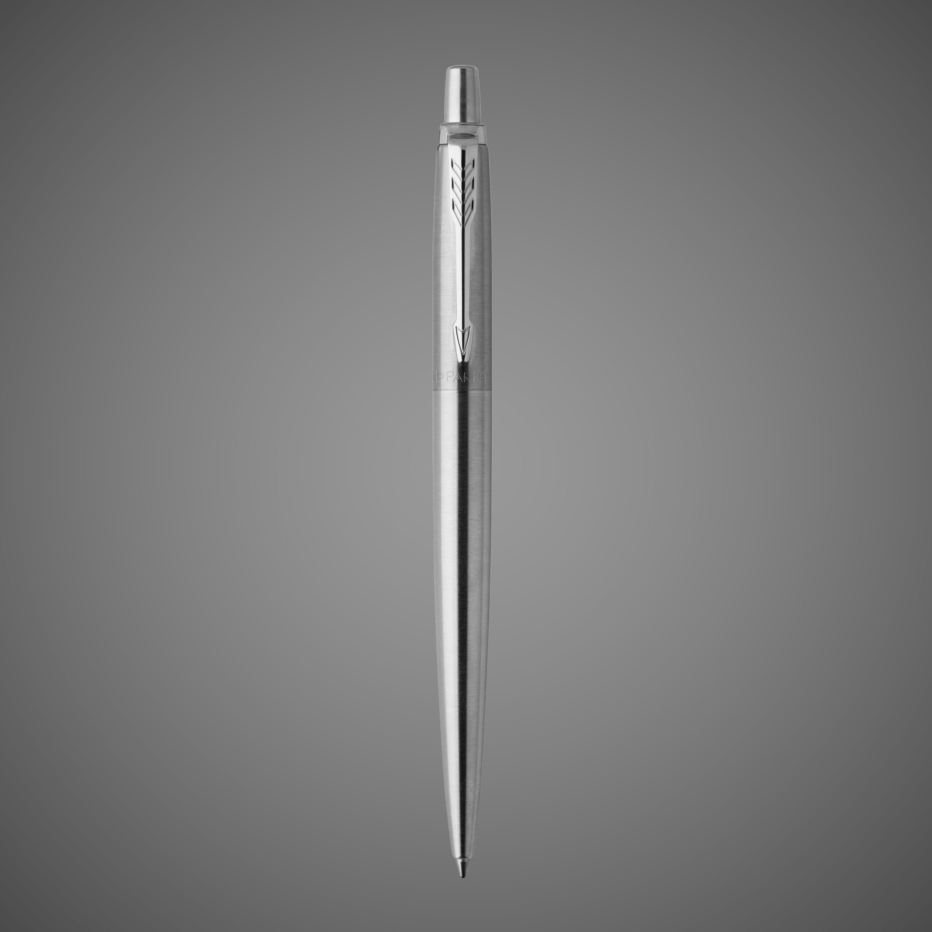 Подарочный набор: Шариковая ручка Parker Jotter Essential, St. Steel СT, стержень: Mblue и Ежедневник недатированный черный, Металлы: нержавеющая сталь, хром