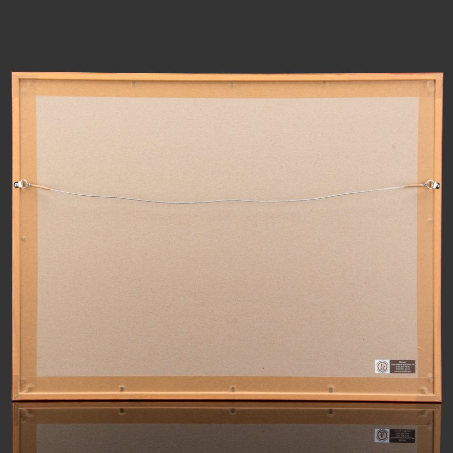 Гравюра "Карта департамента Финистер  (Dept du Finistére)" в раме, автор Виктор Левассер (Victor Levasseur)