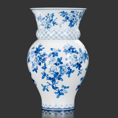 Ваза напольная, фарфор, роспись кобальтом, Meissen (Мейсенский фарфор), Германия, 1950-1970 гг.