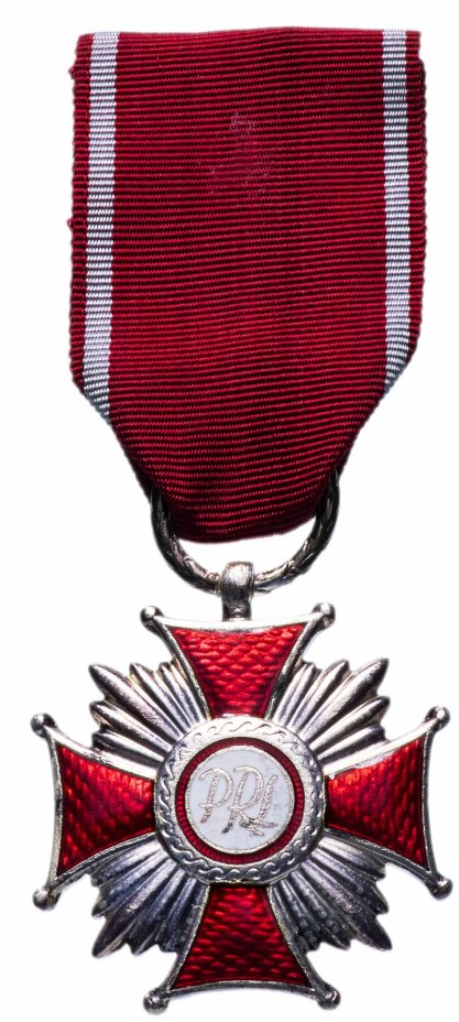 Знак отличия серебряный «Крест Заслуги» 2 степени Польша