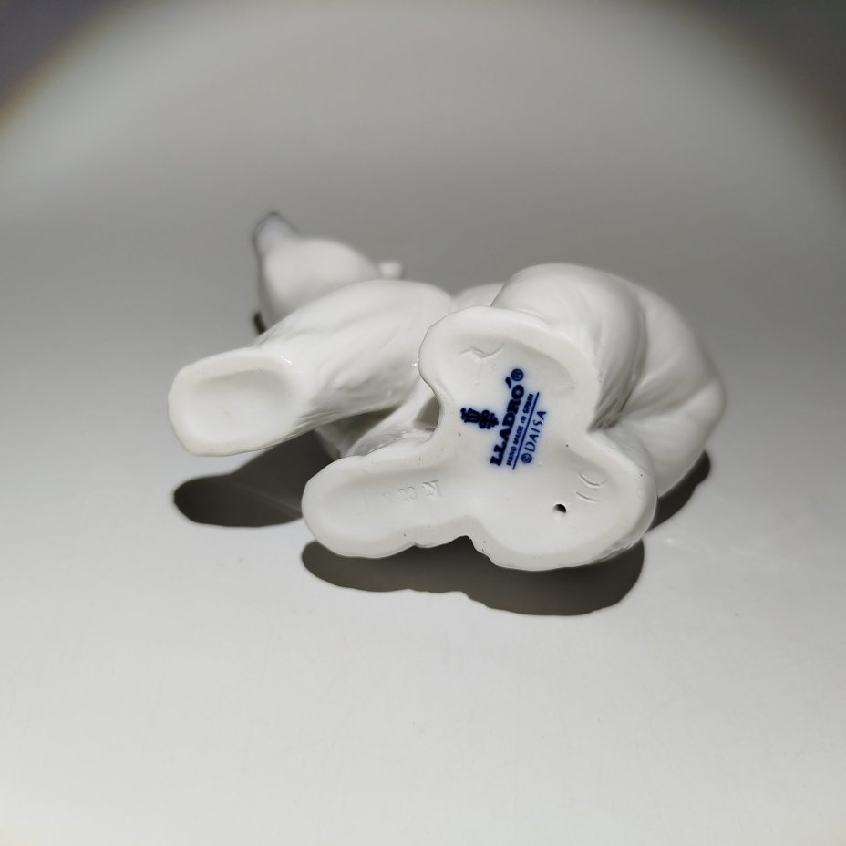 Статуэтка "Белый медведь", фарфор, роспись, Lladro, Испания, 1977-1984 гг.