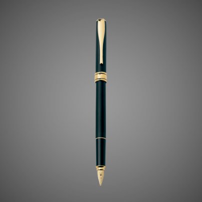 Перьевая ручка Aurora Magellano Black GT, перо F, в подарочной коробке, Лаки и смолы: смола